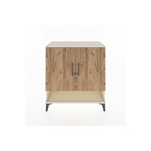 Hyperion Şifonyer 3 Raflı 2 Kapaklı 88x44x96 Aytaşı-çam