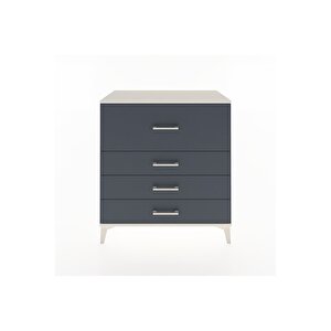 Hyperion Şifonyer 4 Çekmeceli 88x44x96 Aytaşı-antrasit