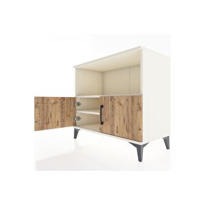 Hyperion Şifonyer 2 Raflı 2 Kapaklı 88x44x80 Aytaşı-çam