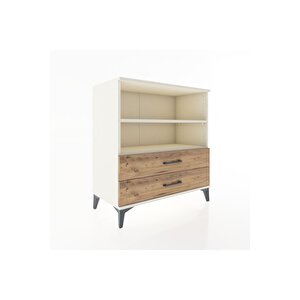 Hyperion Şifonyer 2 Raflı 2 Çekmeceli 88x44x96 Aytaşı-çam