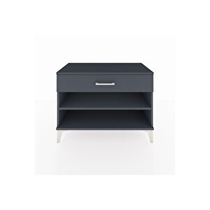 Hyperion Şifonyer Tek Raflı Tek Çekmeceli 88x44x64 Antrasit-antrasit