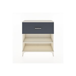 Arges Şifonyer Tek Raflı Tek Çekmeceli 88x30x96 Aytaşı-antrasit