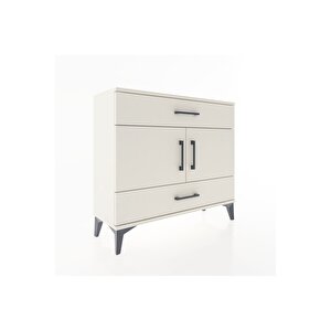 Arges Şifonyer 2 Raflı 2 Çekmeceli 2 Kapaklı 88x30x80 Aytaşı-aytaşı