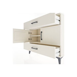 Arges Şifonyer 2 Raflı 2 Çekmeceli 2 Kapaklı 88x30x80 Aytaşı-aytaşı