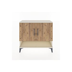 Arges Şifonyer 2 Raflı 2 Kapaklı 88x30x80 Aytaşı-çam