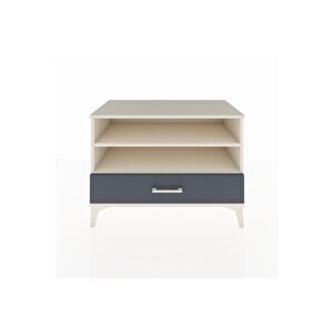 Hyperion Şifonyer 2 Raflı Tek Çekmeceli 88x44x64 Aytaşı-antrasit