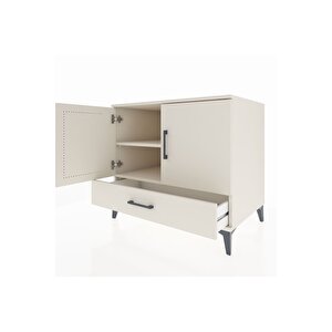 Kronos Şifonyer 2 Raflı Tek Çekmeceli 2 Kapaklı 88x59x80 Aytaşı-aytaşı