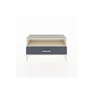 Arges Şifonyer Tek Raflı Tek Çekmeceli 88x30x48 Aytaşı-antrasit