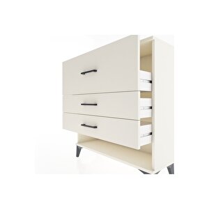 Arges Şifonyer 3 Çekmeceli 88x30x96 Aytaşı-aytaşı