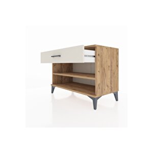 Hyperion Şifonyer Tek Raflı Tek Çekmeceli 88x44x64 Çam-aytaşı