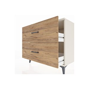 Kronos Şifonyer 2 Çekmeceli 88x59x80 Aytaşı-çam