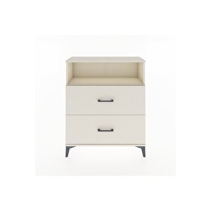 Arges Şifonyer Tek Raflı 2 Çekmeceli 88x30x106 Aytaşı-aytaşı