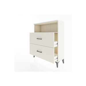 Arges Şifonyer Tek Raflı 2 Çekmeceli 88x30x106 Aytaşı-aytaşı