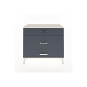 Hyperion Şifonyer 3 Çekmeceli 88x44x80 Aytaşı-antrasit