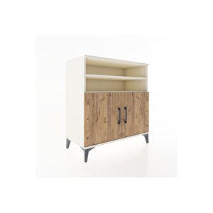 Hyperion Şifonyer 2 Raflı 2 Kapaklı 88x44x96 Aytaşı-çam