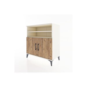 Hyperion Şifonyer 2 Raflı 2 Kapaklı 88x44x96 Aytaşı-çam