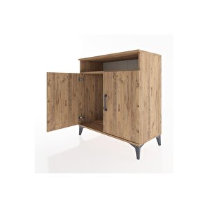 Hyperion Şifonyer Tek Raflı 2 Kapaklı 88x44x96 Çam-çam