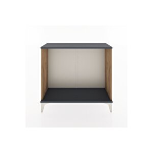 Arges Şifonyer 88x30x80 Çam-antrasit