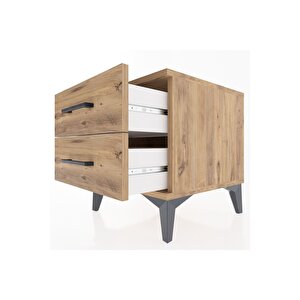 Hyperion Komodin 2 Çekmeceli 44x44x48 Çam-çam