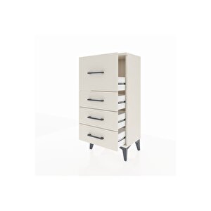 Arges Komodin 4 Çekmeceli 44x30x96 Aytaşı-aytaşı