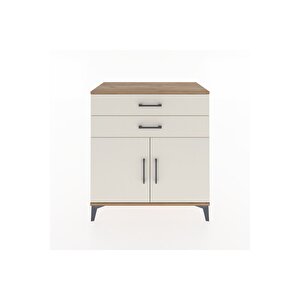 Hyperion Şifonyer 2 Çekmeceli 2 Kapaklı 88x44x96 Çam-aytaşı