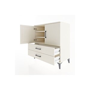 Hyperion Şifonyer 3 Raflı 2 Çekmeceli 2 Kapaklı 88x44x96 Aytaşı-aytaşı