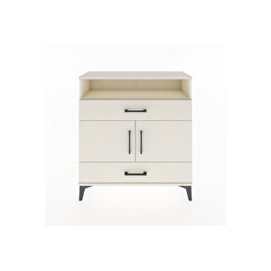 Arges Şifonyer 3 Raflı 2 Çekmeceli 2 Kapaklı 88x30x96 Aytaşı-aytaşı