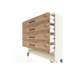 Arges Şifonyer 4 Çekmeceli 88x30x96 Aytaşı-çam