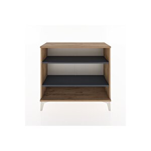 Arges Şifonyer 2 Raflı 88x30x80 Çam-antrasit