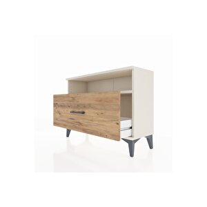 Arges Şifonyer Tek Raflı Tek Çekmeceli 88x30x64 Aytaşı-çam