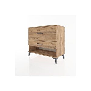 Hyperion Şifonyer 2 Çekmeceli 88x44x80 Çam-çam