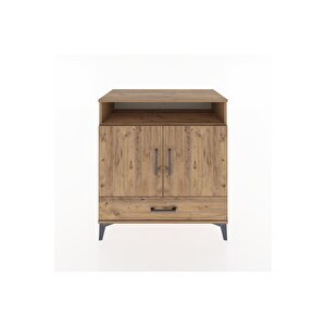 Hyperion Şifonyer 2 Raflı Tek Çekmeceli 2 Kapaklı 88x44x96 Çam-çam