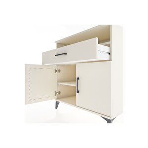 Hyperion Şifonyer Tek Raflı Tek Çekmeceli 2 Kapaklı 88x44x96 Aytaşı-aytaşı