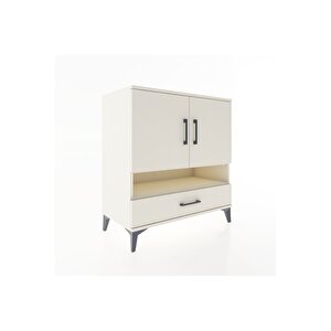 Hyperion Şifonyer 2 Raflı Tek Çekmeceli 2 Kapaklı 88x44x96 Aytaşı-aytaşı