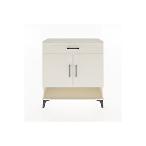 Arges Şifonyer 2 Raflı Tek Çekmeceli 2 Kapaklı 88x30x96 Aytaşı-aytaşı