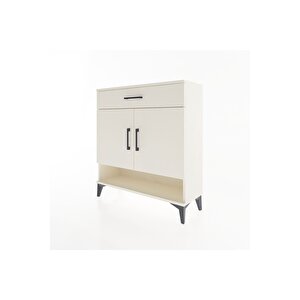 Arges Şifonyer 2 Raflı Tek Çekmeceli 2 Kapaklı 88x30x96 Aytaşı-aytaşı