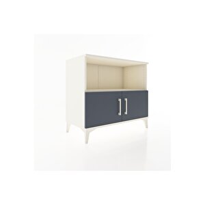 Hyperion Şifonyer 2 Raflı 2 Kapaklı 88x44x80 Aytaşı-antrasit