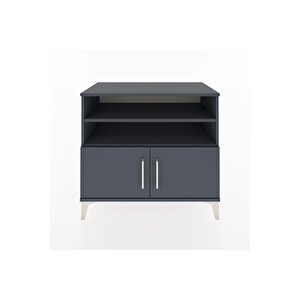 Hyperion Şifonyer 2 Raflı 2 Kapaklı 88x44x80 Antrasit-antrasit