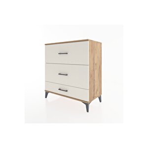 Hyperion Şifonyer 3 Çekmeceli 88x44x96 Çam-aytaşı