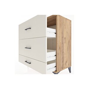 Hyperion Şifonyer 3 Çekmeceli 88x44x96 Çam-aytaşı