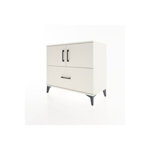 Hyperion Şifonyer 2 Raflı Tek Çekmeceli 2 Kapaklı 88x44x80 Aytaşı-aytaşı