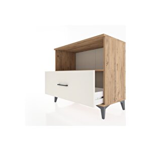 Hyperion Şifonyer Tek Raflı Tek Çekmeceli 88x44x80 Çam-aytaşı