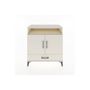 Hyperion Şifonyer 3 Raflı Tek Çekmeceli 2 Kapaklı 88x44x96 Aytaşı-aytaşı