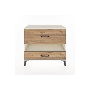 Hyperion Şifonyer Tek Raflı 2 Çekmeceli 88x44x80 Aytaşı-çam