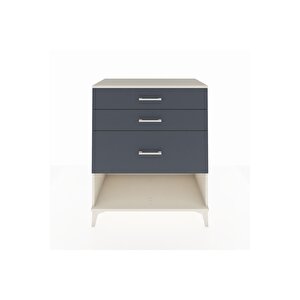 Hyperion Şifonyer 3 Çekmeceli 88x44x106 Aytaşı-antrasit