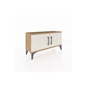 Arges Şifonyer Tek Raflı 2 Kapaklı 88x30x48 Çam-aytaşı