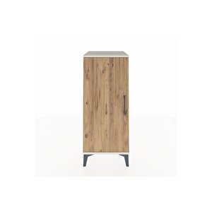 Hyperion Komodin 2 Raflı Tek Kapaklı 44x44x106 Aytaşı-çam