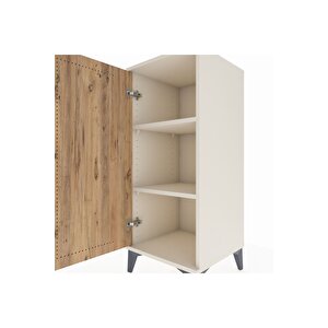 Hyperion Komodin 2 Raflı Tek Kapaklı 44x44x106 Aytaşı-çam