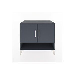 Hyperion Şifonyer 3 Raflı 2 Kapaklı 88x44x80 Antrasit-antrasit