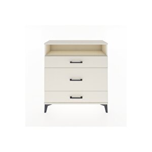 Arges Şifonyer Tek Raflı 3 Çekmeceli 88x30x96 Aytaşı-aytaşı